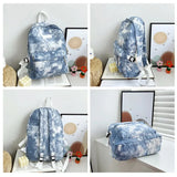 Casual Nylon Backpack for Women Shoulder Bag School Bag