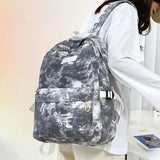 Nylon Backpack Casual Women Shoulder Bag for Teenage Girl
