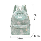Casual Nylon Backpack for Women Shoulder Bag School Bag