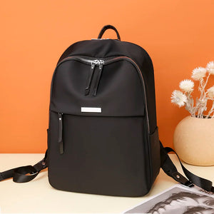 Female Oxford Women Backpack Preppy Style Rucksack