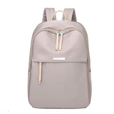 Female Oxford Women Backpack Preppy Style Rucksack