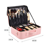 Female Makeup Bag Organizer Professional Artist Case Travel Beauty Cosmetic Box