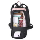 Nylon Women Backpack Bagpack Shoulder Back Bag Preppy Style Backpacks for Girls