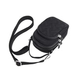 Women's Plaid Waist Pack Nylon Phone Pouch Travel Bag
