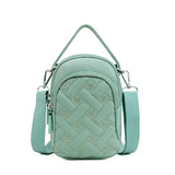 Women's Plaid Waist Pack Nylon Phone Pouch Travel Bag
