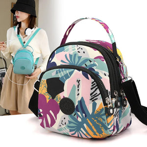 Waterproof Shoulder Messenger Bag for Women Mini Backpack