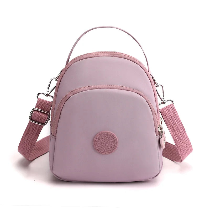 Waterproof Shoulder Messenger Bag for Women Mini Backpack