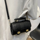 Women's Leather Shoulder Bag Top Handle Crossbody Bag Casual Messenger Bag