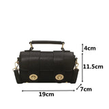Women's Leather Shoulder Bag Top Handle Crossbody Bag Casual Messenger Bag