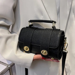 Women's Leather Shoulder Bag Top Handle Crossbody Bag Casual Messenger Bag