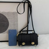 Women's Leather Shoulder Bag Top Handle Crossbody Bag Casual Messenger Bag