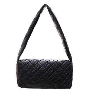 Women's Quilted Cotton Shoulder Bag Large Capacity Tote