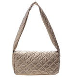 Women's Quilted Cotton Armpit Bag Large Tote Shoulder Bag