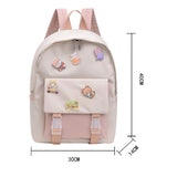Harajuku Campus Junior High College Student Backpack Plaid Girl Bag