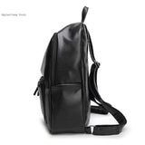 Female Rucksack Leisure Student School Bag Soft Pu Leather Famale Bag High Trave