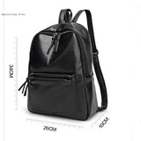 Female Rucksack Leisure Student School Bag Soft Pu Leather Famale Bag High Trave