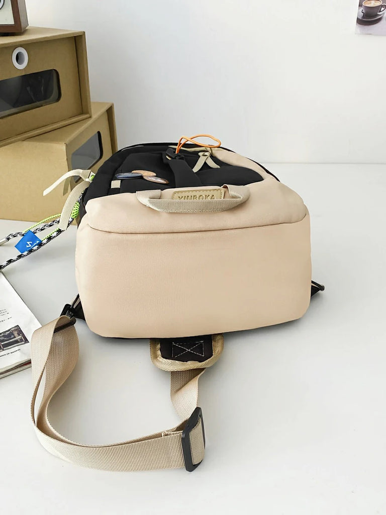 Nylon Backpack Waterproof School Bags for Teenagers Girls