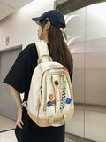 Nylon Backpack Waterproof School Bags for Teenagers Girls