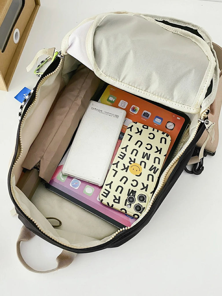 Nylon Backpack Waterproof School Bags for Teenagers Girls