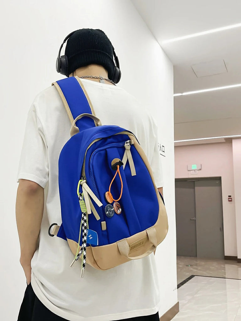 Nylon Backpack Waterproof School Bags for Teenagers Girls
