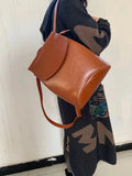 Women's PU Leather School Shoulder Bagpack