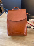 Women's PU Leather School Shoulder Bagpack