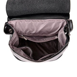 Women's PU Leather School Shoulder Bagpack