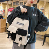 Nylon School Shoulder Bag Teen Girls Backpack Waterproof Women Schoolbag