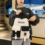 Nylon School Shoulder Bag Teen Girls Backpack Waterproof Women Schoolbag