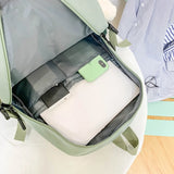 Teenage Girls Schoolbag Waterproof Nylon Backpack