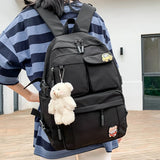 Teenage Girls Schoolbag Waterproof Nylon Backpack
