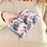Korea Cartoon Bear Buckle Mini Zipper Wallet Student Small Fresh Purse