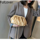 Female Shoulder Bag Pu Leather Crossbody Bags Dumpling Bags