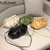 Female Shoulder Bag Pu Leather Crossbody Bags Dumpling Bags