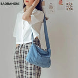 Female Shoulder Bag Summer Cowboy Crossbody Bags Multifunction Tote Bags Women B