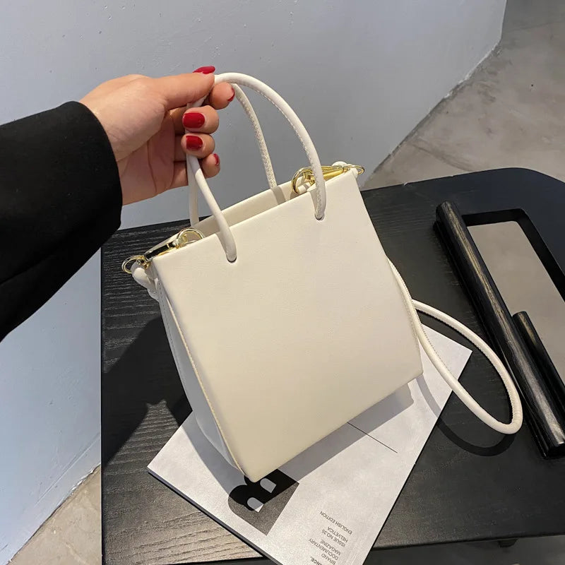 Vintage Women Shoulder Bag PU Leather Ladies Messenger Crossbody Tote
