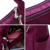 Waterproof Solid Women Large Capacity Crossbody Bags