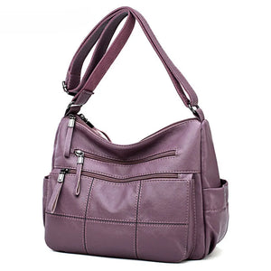 Stylish Soft Leather Women's Crossbody Bag
