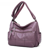 Stylish Soft Leather Women's Crossbody Bag