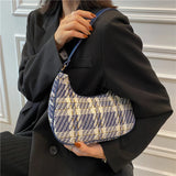 Mini Plaid Shoulder Bag for Women