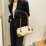 Vintage PU Leather Women's Shoulder Bag