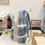 Female Shoulder Bag Women Plaid College Preppy Bag Girls School Bag