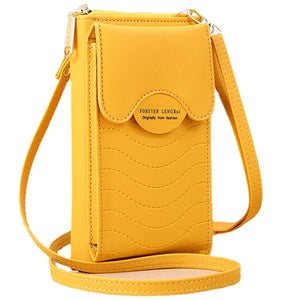 Women's Large Capacity Shoulder Bag Soft Leather Clutch Wallet