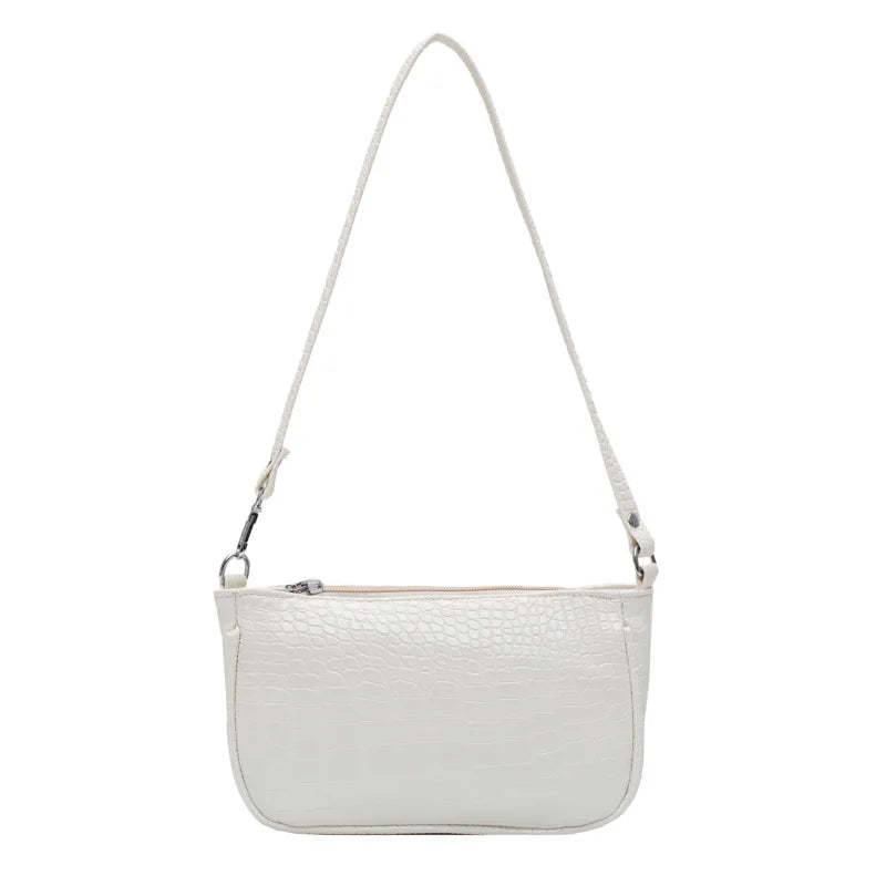 Women's Small Size Shoulder Bag Solid Handbags PU Material