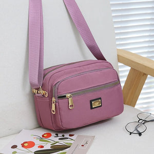 Female Single Shoulder Joker Bag, Mini Waterproof Oxford Cloth Pack