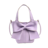 Female Small Bucket Bag All-match Bow Purses and Handbags