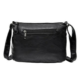 Women's Soft PU Leather Shoulder Bag Multi-Pocket Crossbody Bag