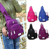 Women Waterproof Travel Chest Pack Shoulder Bag Large Capacity