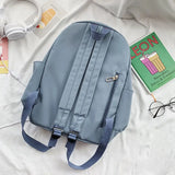 Female Student Harajuku Backpack Large Capacity Nylon School Bag