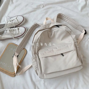 Female Student Harajuku Schoolbag Large Capacity Nylon Backpack